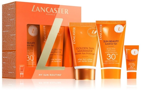 Picture of Eucerin  Lancaster Set My Sun Routine balsam do ciaa SPF30 50ml + balsam po opalaniu 50ml + krem do twarzy SPF30 3ml