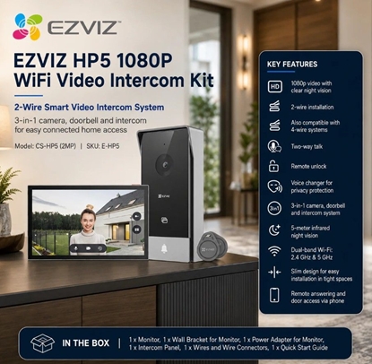 Picture of EZVIZ CS-HP5 (2MP) Durvju zvans