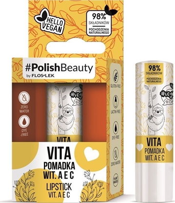Picture of Floslek Floslek Lip Care Vege Pomadka ochronna do ust z witaminami A,E i C - Vita 1szt