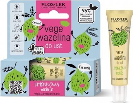 Picture of Floslek FLOSLEK_Vege wazelina do ust Mohito 10g