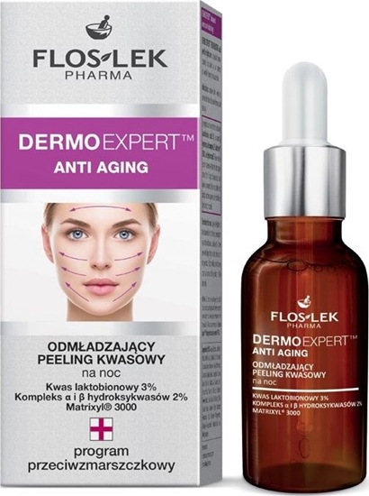 Picture of Floslek Peeling kwasowy odmadzajcy na noc 30 ml