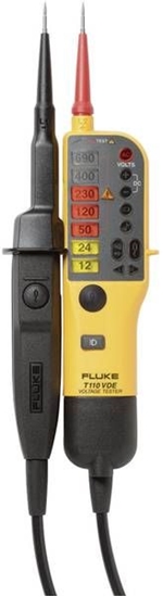 Изображение Fluke Tester dwubiegunowy napicia i cigoci obwodu LED 12-690V AC IP64 Fluke T110/VDE (4093088)