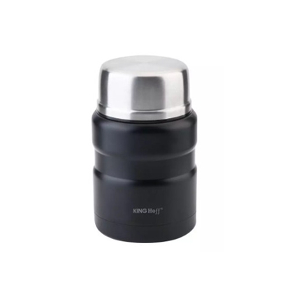 Picture of Food thermos, steel, 0.5l, black KINGHoff KH 1459