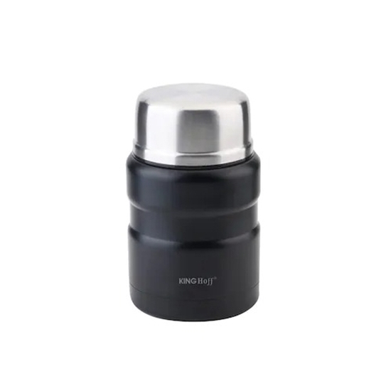 Изображение Food thermos, steel, 0.75l, black KINGHoff KH 1460