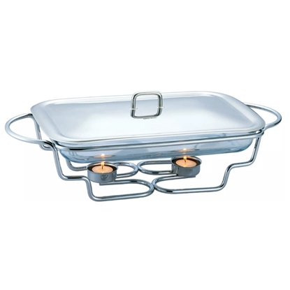 Picture of Food warmer, glass - steel 3l Kinghoff, KH 1410