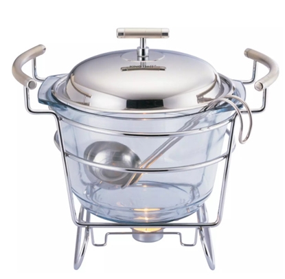 Picture of Food warmer, glass - steel, 4l, KH 1417, Kinghoff