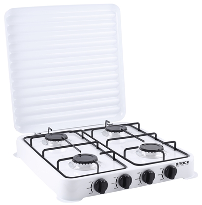 Picture of Four-burner gas hob, white BROCK GS 004 W