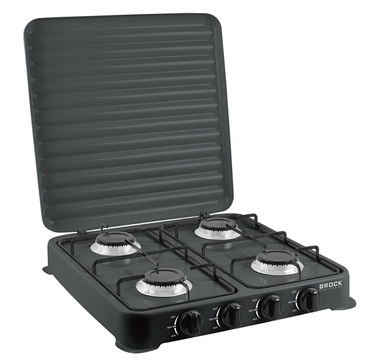 Picture of Four-burner gas stove BROCK GS 2004 BK