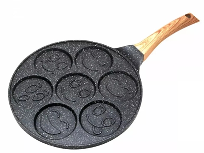 Picture of Frying pan for pancakes, aluminum, marble black, Ø26.5cm KINGHoff KH 1667