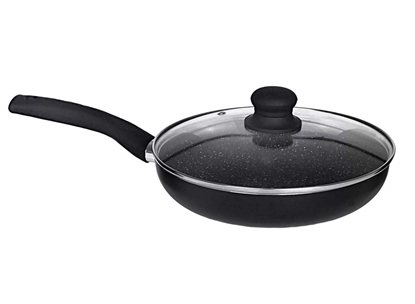 Picture of Frying pan with lid, aluminum, 20cm, black marble KINGHoff KH 3955