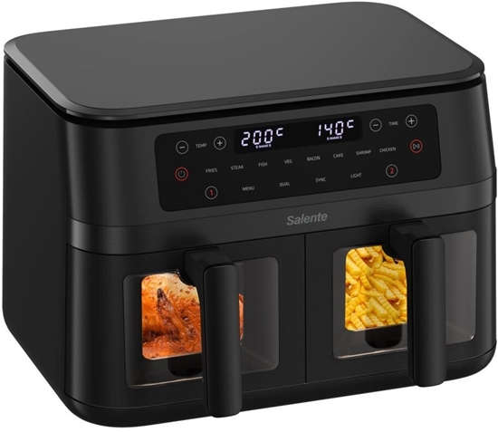 Picture of Frytkownica beztuszczowa Evolveo Salente DoubleAir podwójna frytkownica beztuszczowa 11 l czarna