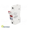 Picture of Fuse holder; cylindrical fuses; 8x31mm; Mounting: DIN; 25A; 400VAC