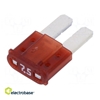 Picture of Fuse: fuse; 7.5A; 32VDC; automotive; 9.1mm; MICRO2 dark-brown