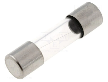Picture of Fuse: fuse; quick blow; 500mA; 250VAC; cylindrical,glass; 5x20mm