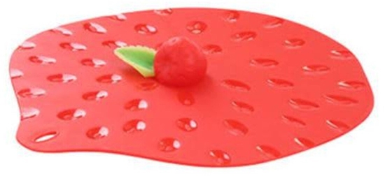 Изображение galeria plakatu Charles Viancin BERRIES 23 cm Silicone Lid red