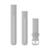 Picture of Garmin Venu 2S 18mm Watch Strap Replacement for Garmin Venu 2S / mist grey/silver