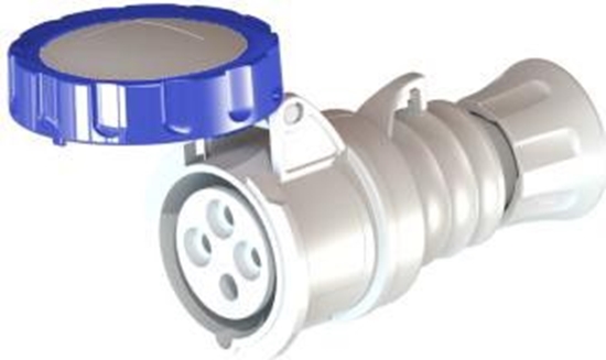 Picture of Gewiss Gniazdo przenone niebieskie 3P 16A 230V IP66/IP67/IP68/IP69 (GW62026H)