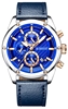 Изображение Giewont Chronograph Sapphire Men’s Watch / silver-blue