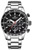 Изображение Giewont Chronograph Sapphire Men's Watch / silver/black