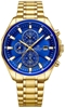 Изображение Giewont Chronograph Sapphire Men's Watch GW7290-B6 / gold blue