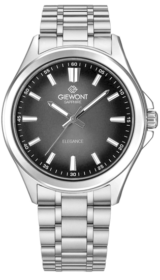 Изображение Giewont Elegance Sapphire Men's Watch / silver/black