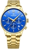 Picture of Giewont Men’s Chronograph Sapphire Watch / gold/blue