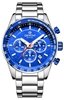 Picture of Giewont Men's Chronograph Sapphire Watch / silver/blue