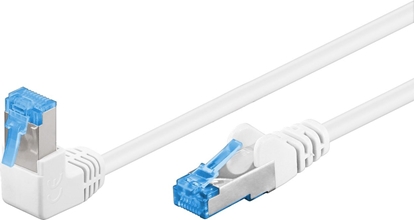 Picture of Goobay GOOBAY Patchcord S/FTP Kat. 6A Prosty / Ktowy 90 Biay 5m