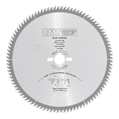 Attēls no Griešanas disks kokam CMT 223; 250x3,2x30; Z84; 10°
