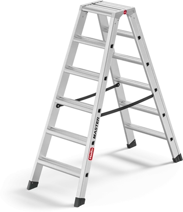 Изображение Hailo Master D100 2x6 Steps Double-Sided Stepladder