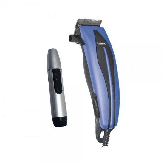 Изображение Hair Clipper Rosberg 5R51Hair clipper with ear nose trimmer Rosberg 5R51810MNB, 10W810MNB, 10W, Blue