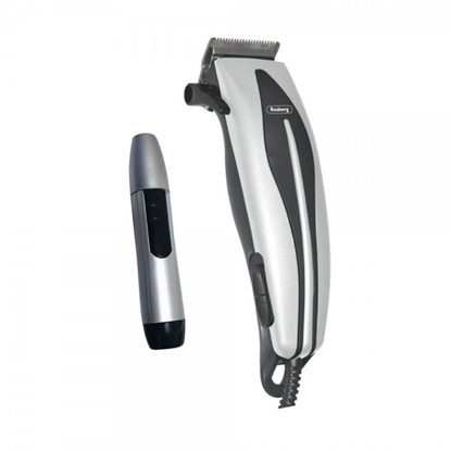 Picture of Hair clipper with ear nose trimmer Rosberg 5R51810MNS, 10W, Silver