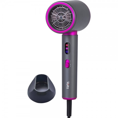 Picture of Hair dryer Oliver Voltz 55OV51100R, 2200 W, Single switch control, Gray/pink