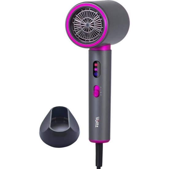 Picture of Hair dryer Oliver Voltz 55OV51100R, 2200 W, Single switch control, Gray/pink