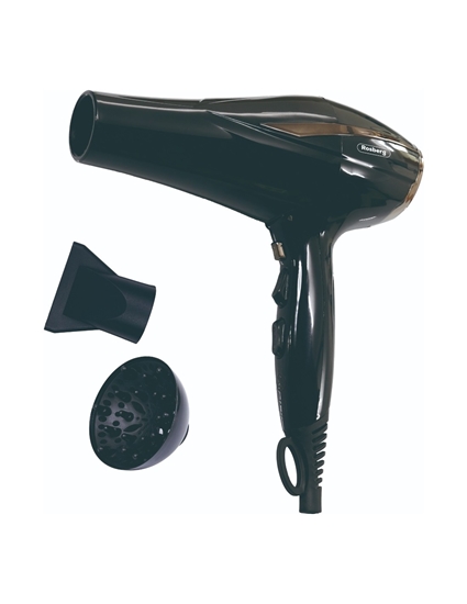 Picture of Hair dryer with diffuser Rosberg R51100OD 2200W, Black/bronze
