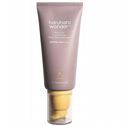 Picture of HaruHaru Wonder Haruharu Wonder Black Rice Pure Mineral Relief Daily Sunscreen 50ml - For All Skin Types Including Sensitive Skin