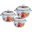Изображение High-quality durable enamel coated steel  sauce pots set, 55R54518F3, Rosberg