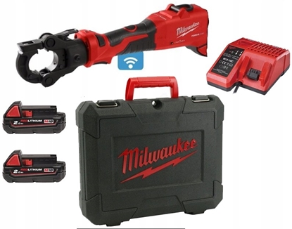 Attēls no Hydrauliczna zaciskarka do kabli 60kN z walizk, adowark i dwoma akumulatorami M18 ONEHCCT60-202C 4933479684