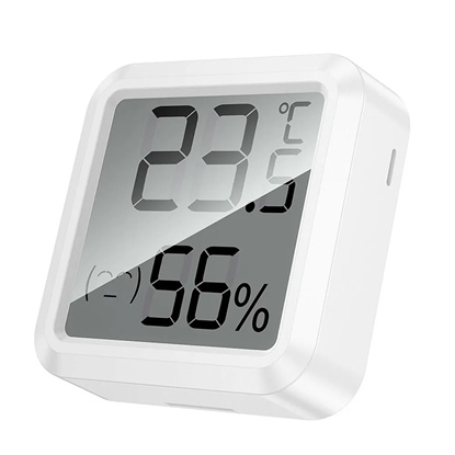 Attēls no Hoco HX40 2in1 istabas temperatūras un mitruma mērīšana ierīce (Meteoroloģiskais stacija) Balts