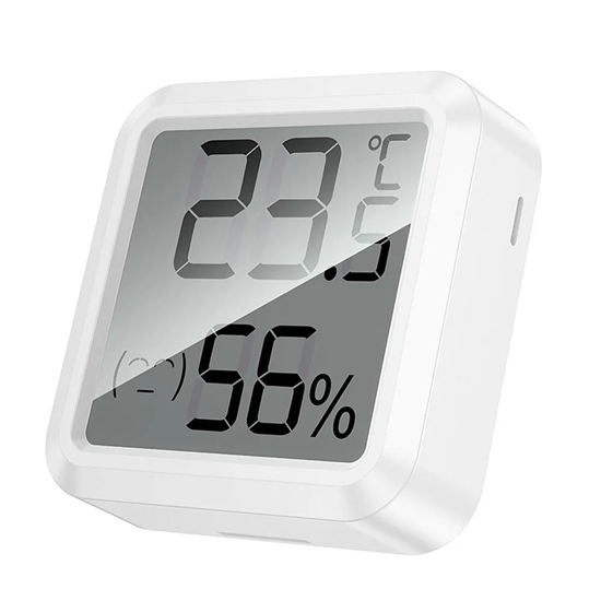 Picture of Hoco HX40 2in1 istabas temperatūras un mitruma mērīšana ierīce (Meteoroloģiskais stacija) Balts