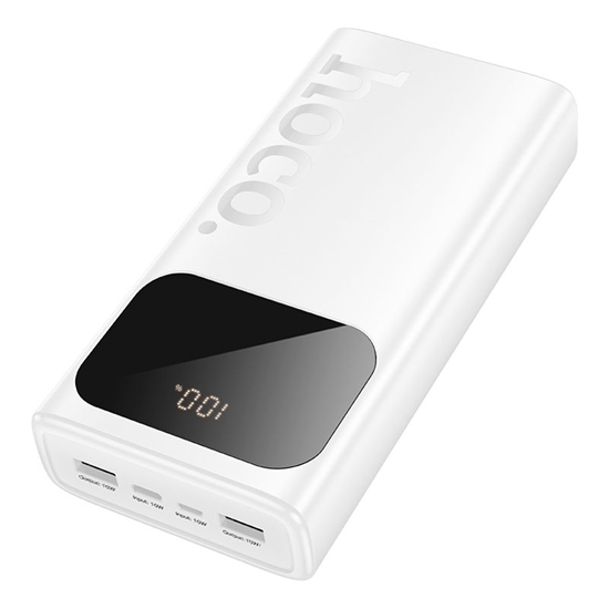 Picture of Hoco J144A Hymn power bank(30000mAh) USB-A1/USB-A2: 5V/2A - USB-C/Micro: 5V/2A White