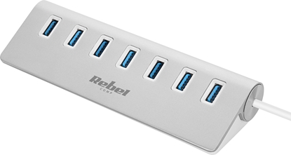 Изображение HUB USB Rebel HUB (rozdzielacz) USB 3.0 7 portowy Rebel