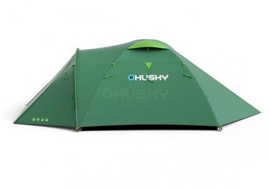 Изображение Husky Husky Namiot turystyczny trzyosobowy BIZON 3 PLUS, 220 x 410 x 130 cm, 5,2kg zielony