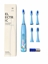 Изображение iLike Kids Sonic Electric Toothbrush, Waterproof, 5 Brush Heads (1+4 Replacement Heads), Battery Powered, Soft Bristles, Unicorn Design, Blue Blue