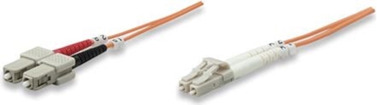 Picture of Intellinet 2m LC/SC InfiniBand un optiskās šķiedras kabelis Oranžs
