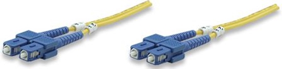 Изображение Intellinet 470629 InfiniBand un optiskās šķiedras kabelis 3 m SC Dzeltens