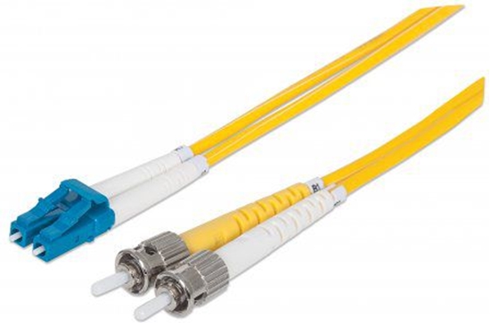 Picture of Intellinet 474016 InfiniBand un optiskās šķiedras kabelis 1 m LC ST Dzeltens