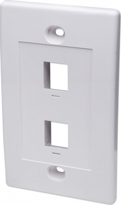 Изображение Intellinet Network Solutions 2-PORTOWY PANEL NA MODUY KEYSTONE DO PUSZKI 517874 (163293)