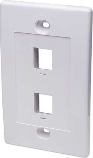 Изображение Intellinet Network Solutions 2-PORTOWY PANEL NA MODUY KEYSTONE DO PUSZKI 517874 (163293)