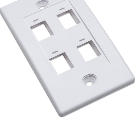 Изображение Intellinet Network Solutions 4-PORTOWY PANEL NA MODUY KEYSTONE DO PUSZKI 517874 (163316)